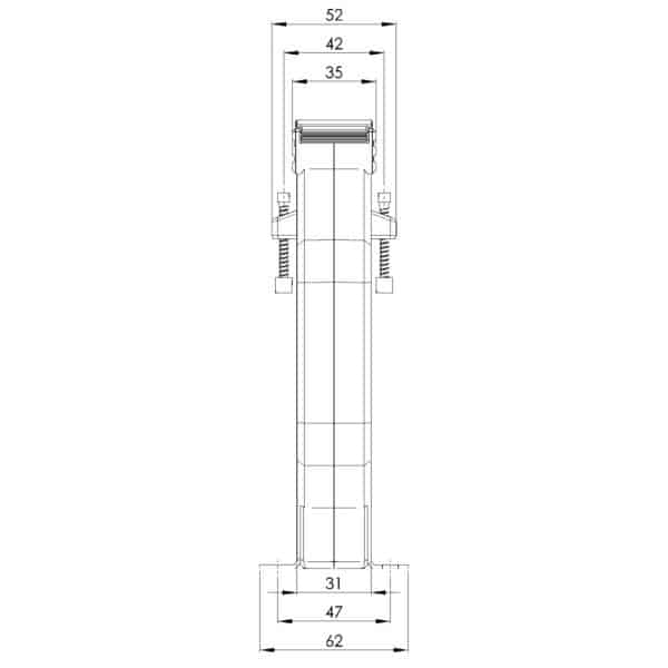 ASK 103.3 ASK plug-in current transformer, technical drawing 2