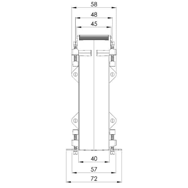 ASK 103.41 ASK plug-in current transformer, technical drawing 2