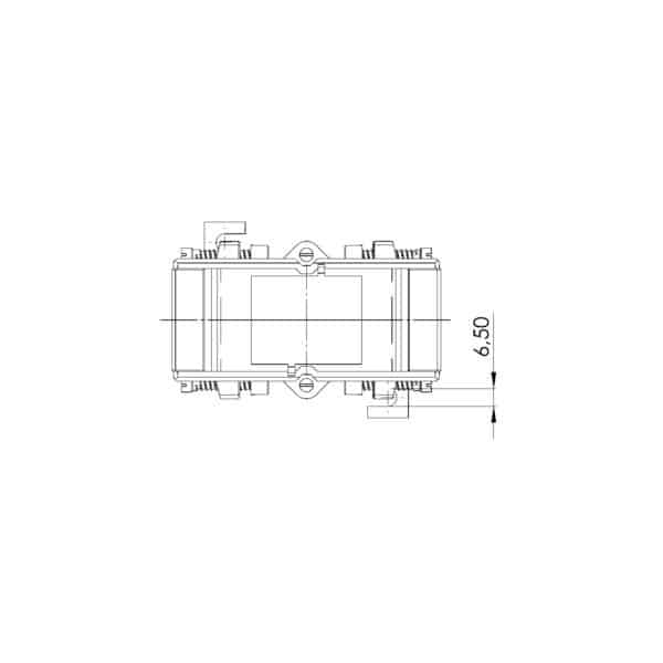 ASK 103.41 ASK plug-in current transformer, technical drawing 1