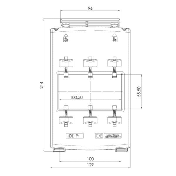 ASK 105.6N ASK plug-in current transformer, technical drawing 3