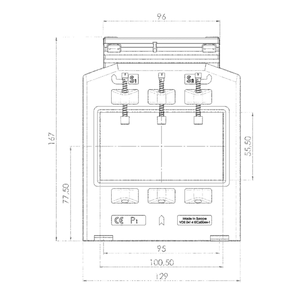 ASK 105.6 ASK plug-in current transformer, technical drawing 3