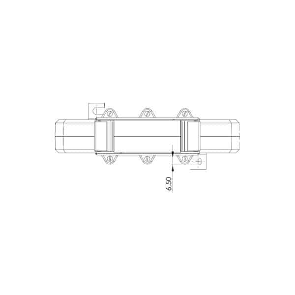 EASK 123.3, EASK – Plug-on current transformer billing measurement, technical drawing 1