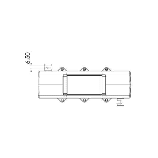 ASK 127.6 ASK plug-in current transformer, technical drawing 1