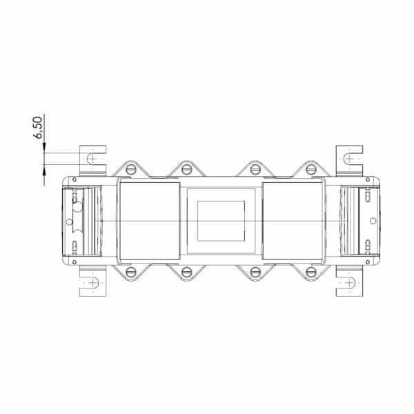 ASK 130.5 ASK plug-in current transformer, technical drawing 1