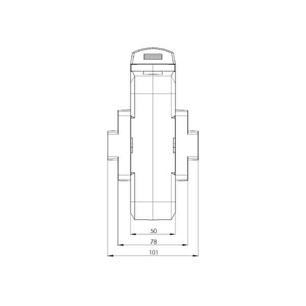 ASK 165.5 ASK plug-in current transformer, technical drawing 2