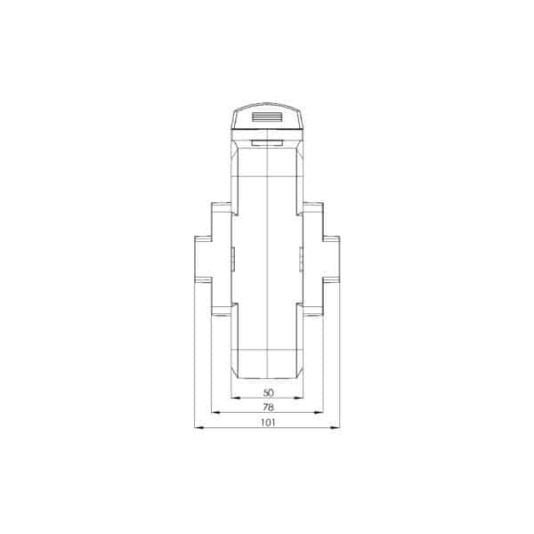 ASK 205.5 ASK plug-in current transformer, technical drawing 2