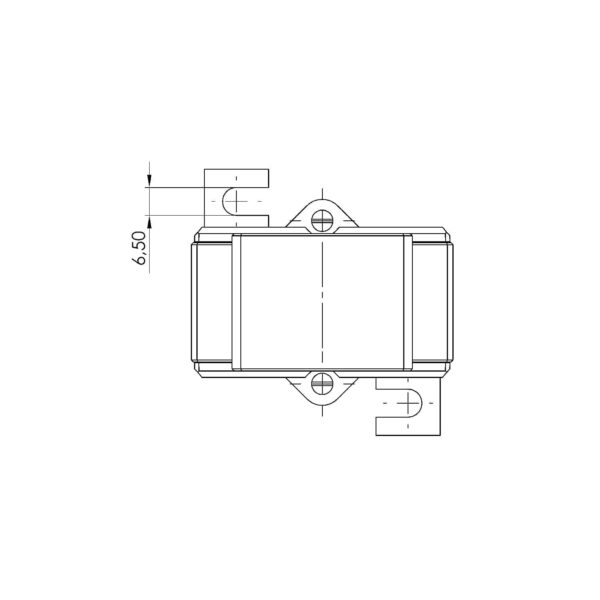 ASK 21.3 ASK plug-in current transformer, technical drawing 1