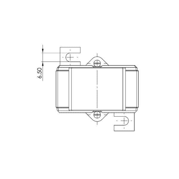 ASK 41.3 ASK plug-in current transformer, technical drawing 1