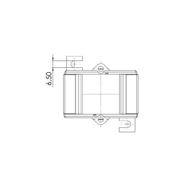 EASK 41.5, EASK – Plug-on current transformer billing measurement, technical drawing 3