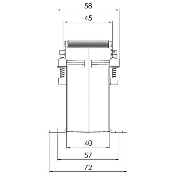 ASK 412.4 ASK plug-in current transformer, technical drawing 2