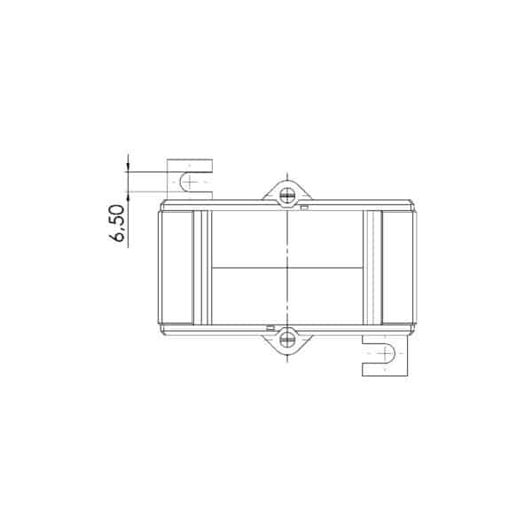 ASK 51.4 ASK plug-in current transformer, technical drawing 1