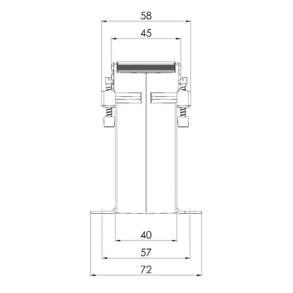 ASK 541.4 ASK plug-in current transformer, technical drawing 2