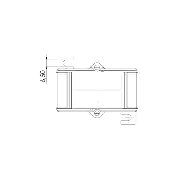 ASK 541.4 ASK plug-in current transformer, technical drawing 1