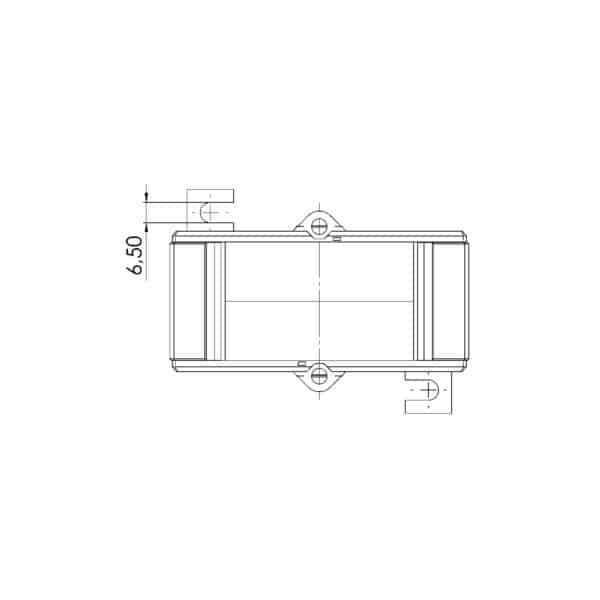 EASK 61.4, EASK – Plug-on current transformer billing measurement, technical drawing 1