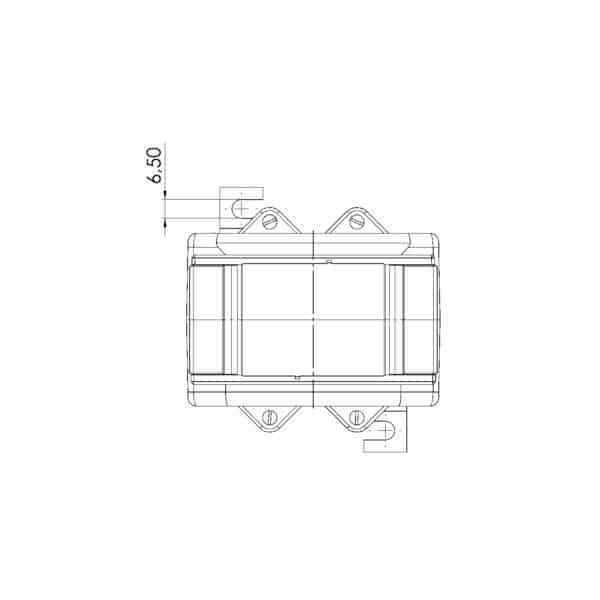 EASK 63.6, EASK – Plug-on current transformer billing measurement, technical drawing 1