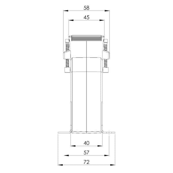 EASK 81.4, EASK – Plug-on current transformer billing measurement, technical drawing 2