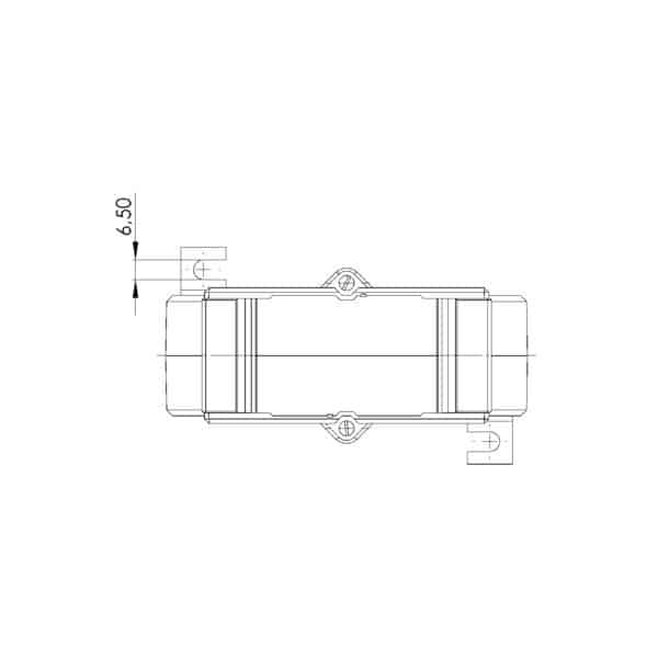 EASK 81.4, EASK – Plug-on current transformer billing measurement, technical drawing 1