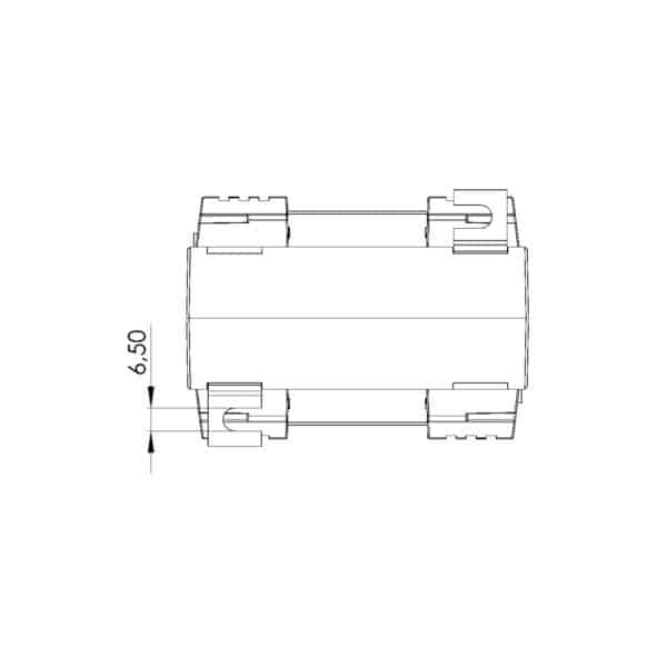 ASK 83.4 ASK plug-in current transformer, technical drawing 1