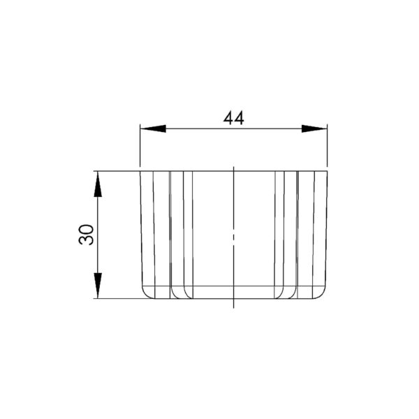 ASG 210.3, ASG - Rod current transformer, cast, technical drawing 1