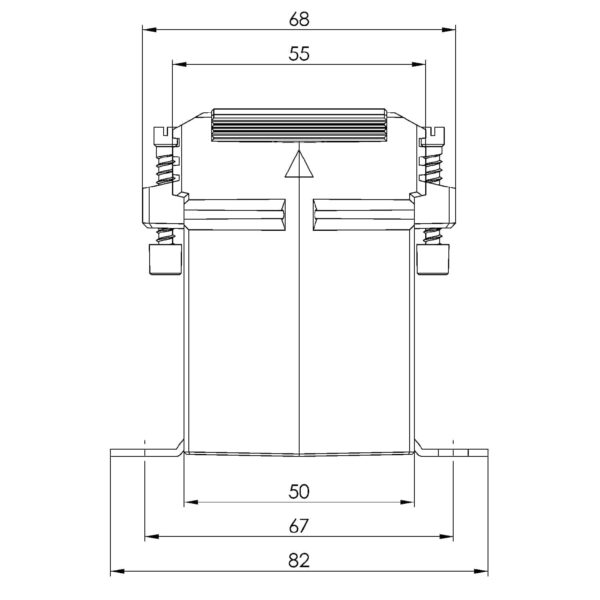 SASK 31.5, SASK – Protective current transformer, technical drawing 2