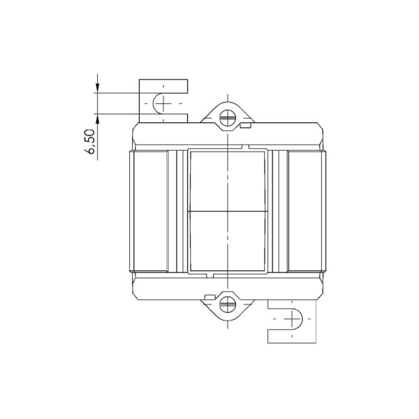 SASK 31.5, SASK – Protective current transformer, technical drawing 1