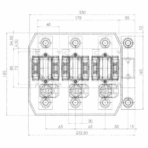 EASKD 31.5, EASKD / EWSKD – current transformer set for billing measurements, technical drawing 3