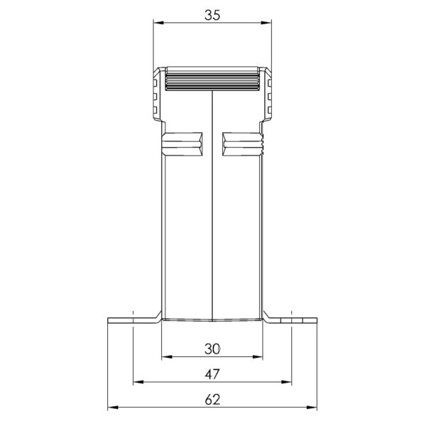 ASR 20.3 ASR – Rod current transformer technical drawing 2