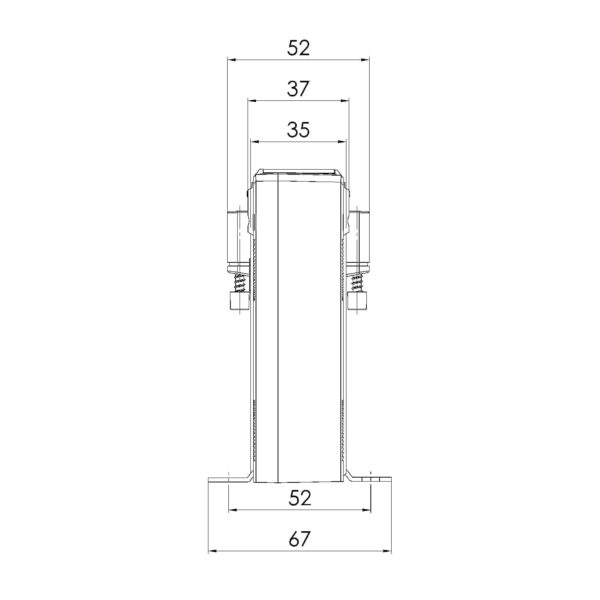 CTB 101.35, CTB – plug-in current transformer, technical drawing 2