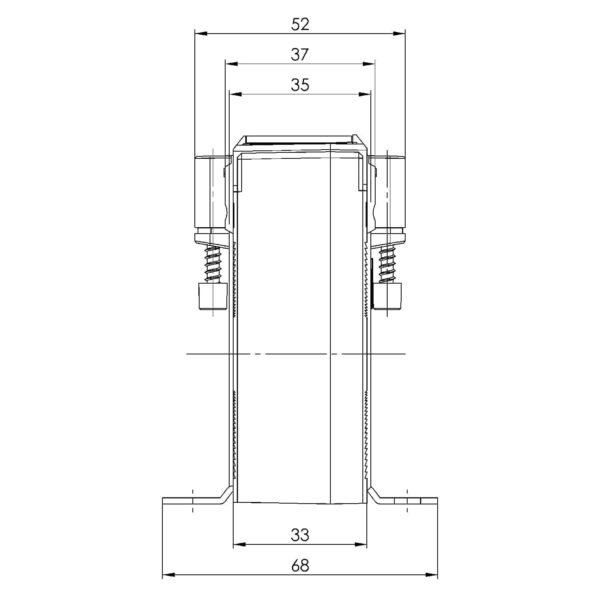 CTB 41.35, CTB – plug-in current transformer, technical drawing 2