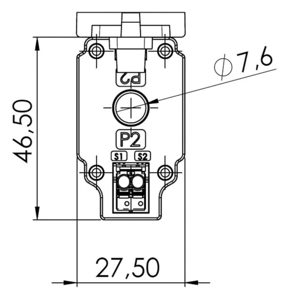 CTN 7, CTM – Mini current transformers, technical drawing 1