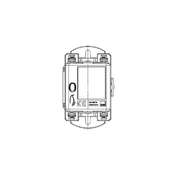 KBR 18, KBR – cable conversion current transformer, technical drawing 1