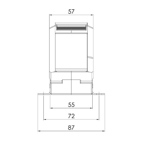 KSU 2 und KSU 3, KSU / SUSK – Summation current transformers, technical drawing 2