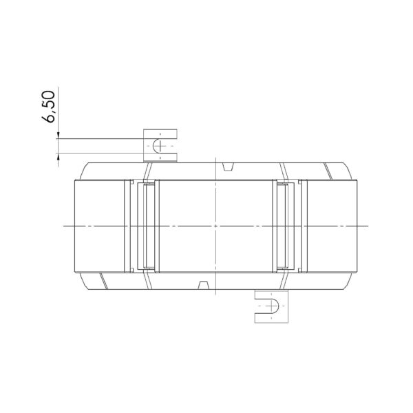 KSU 2 und KSU 3, KSU / SUSK – Summation current transformers, technical drawing 1