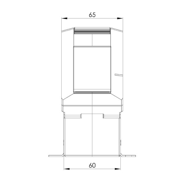 SUSK 2 - SUSK 8, KSU / SUSK – Summation current transformers, technical drawing 2