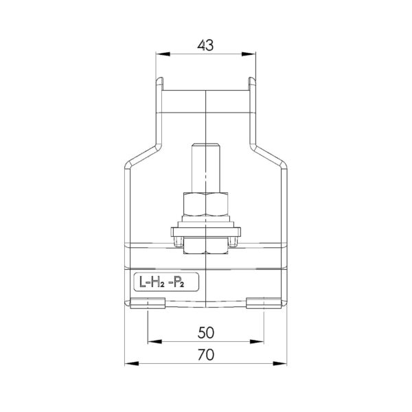 WSK 31.5 WSK – Winding current transformer technical drawing 2