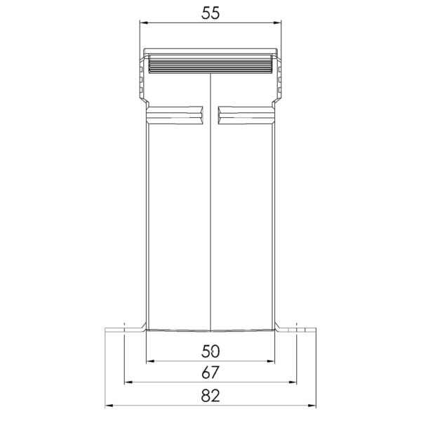 WSK 40N WSK – Winding current transformer technical drawing 2