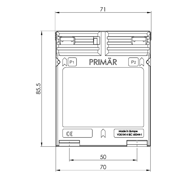 WSK 40 WSK – Winding current transformer technical drawing 3