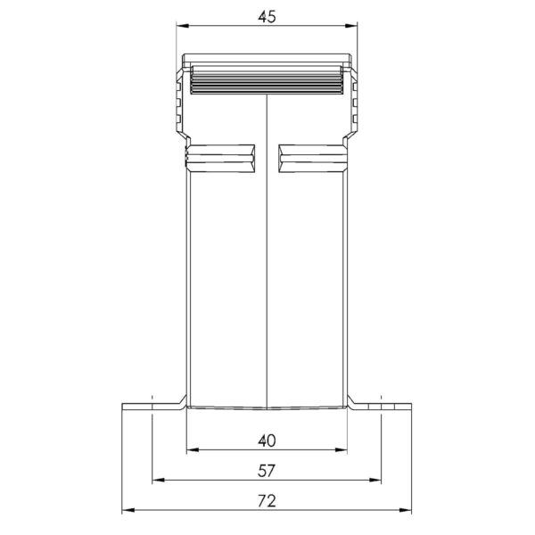 WSK 40 WSK – Winding current transformer technical drawing 2