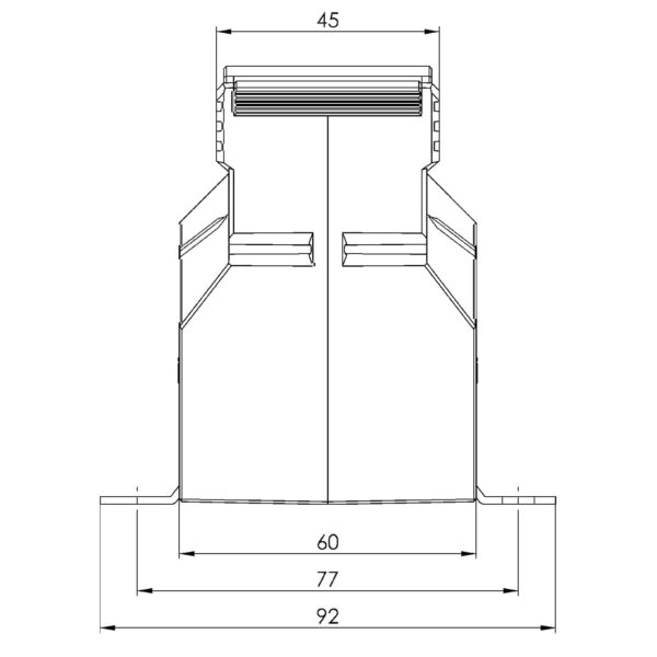 WSK 60 WSK – Winding current transformer technical drawing 2