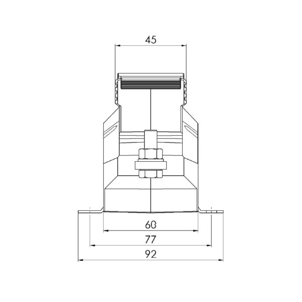 WSK 70.6N WSK – Winding current transformer technical drawing 2