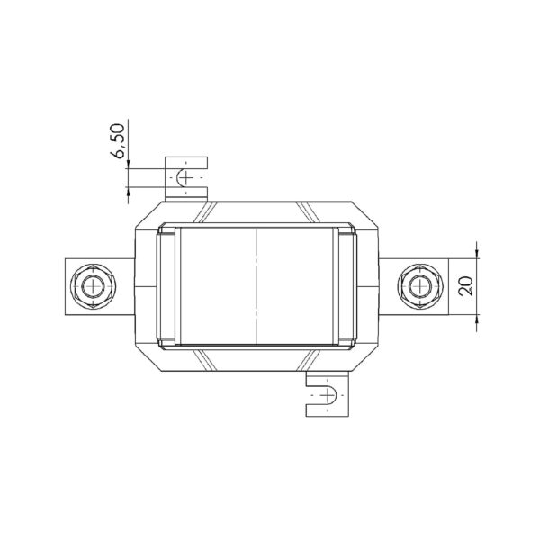 WSK 70.6N WSK – Winding current transformer technical drawing 1