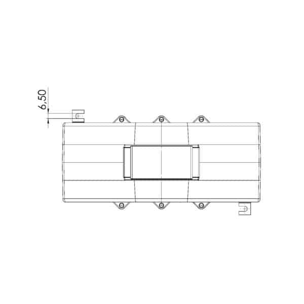 ASK 129.10 ASK plug-in current transformer, technical drawing 1