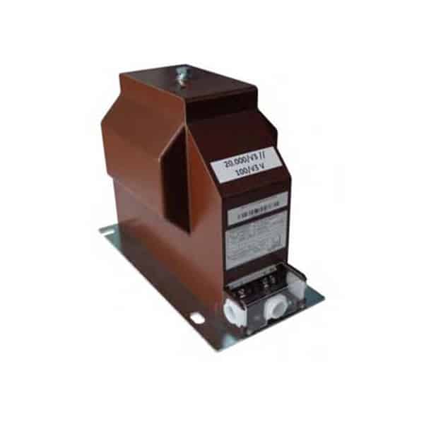 24 kV voltage transformer; single-pole insulation; slender design compliant with DIN 42600-9; for billing