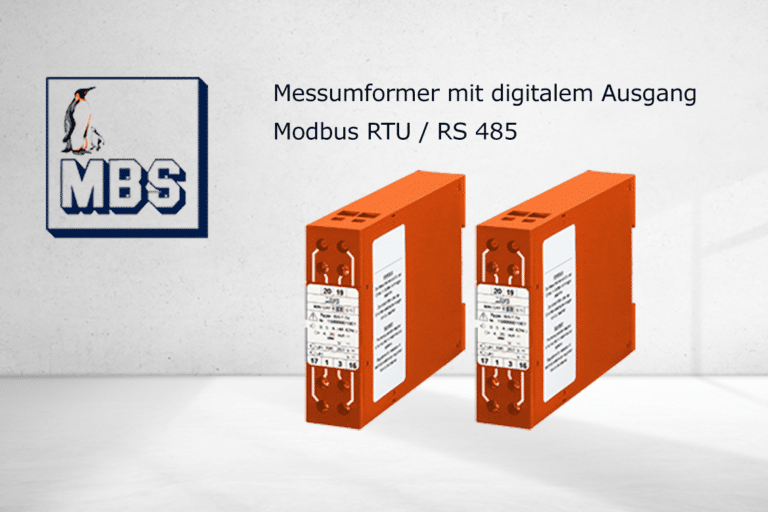 Measuring transducer with digital output Modbus RTU 485