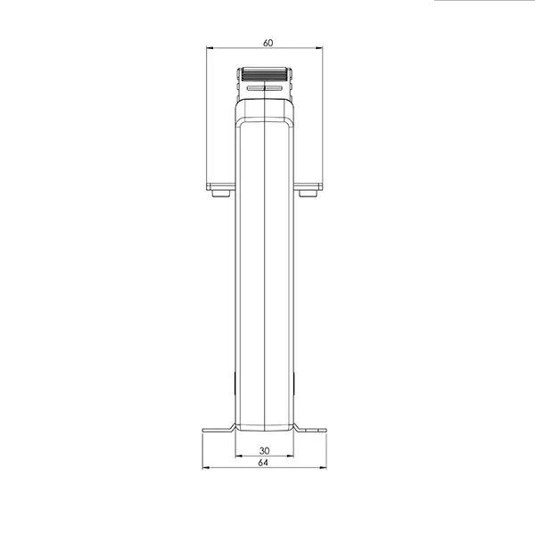 ASK 127.3 3 ASK 127.3 ASK plug-in current transformer, technical drawing 2