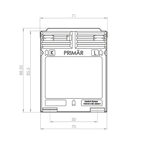 KSW 40 2 KSW 30 and KSW 40, technical drawing 1