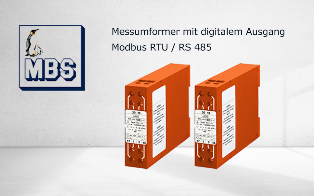 Messumformer mit digitalem Ausgang Modbus RTU 485