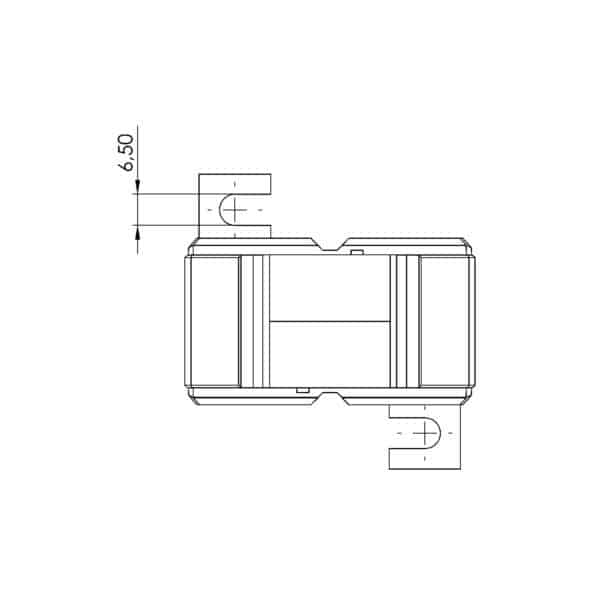 Rohrstromwandler ASR 20.3 Technische Zeichnung 1