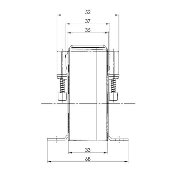 CTB - Stromwandler Serie, CTB 31.35 UL technische Zeichnung 2