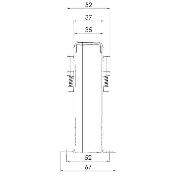 CTB - Stromwandler Serie, CTB 81.35 technische Zeichnung 2